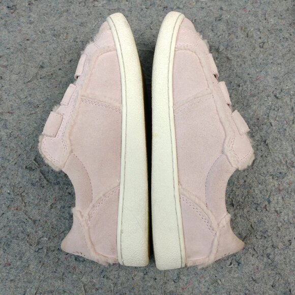Ugg Australia Alix Spill Seam Womens Size 7 Shoes Pink Suede Leather Seashell - Picture 13 of 14